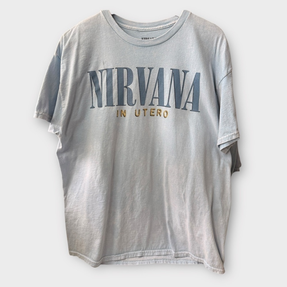 Nirvana “In Utero” Angel Graphic Tee – XL (BNWOT, Minor Flaws)